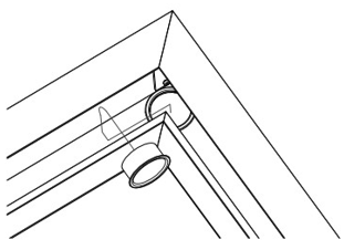 This drawing shows how a Mapes canopy drain system is installed.