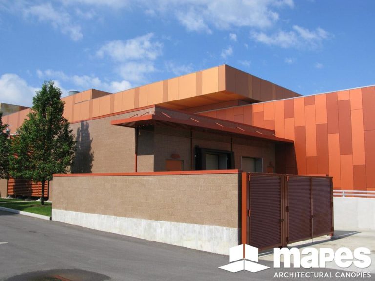 mapes, architectural canopies, architectural canopy, hanger rod canopy, hanger rod canopy, aluminum canopy systems, aluminum canopy, metal canopies, Super Lumideck Extruded