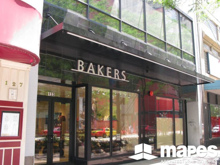 mapes, architectural canopies, architectural canopy, hanger rod canopy, hanger rod canopy, aluminum canopy systems, aluminum canopy, metal canopies, Super Lumideck Flat Soffit